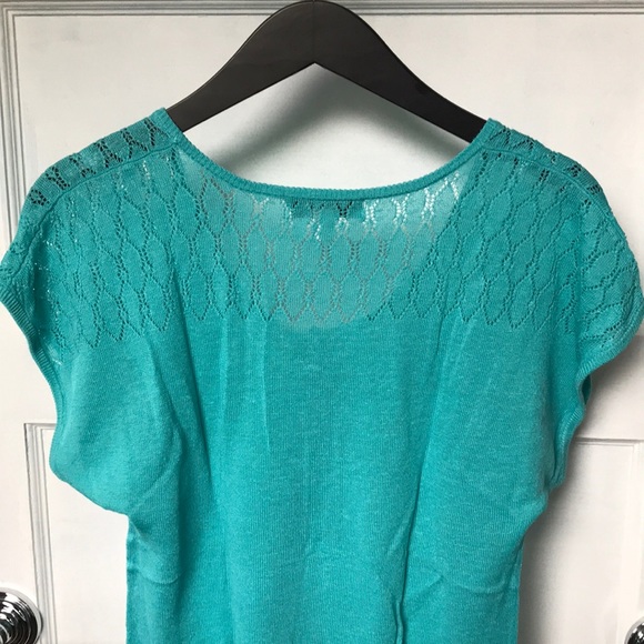 Isaac Mizrahi for Target teal sweater S - Picture 5 of 6